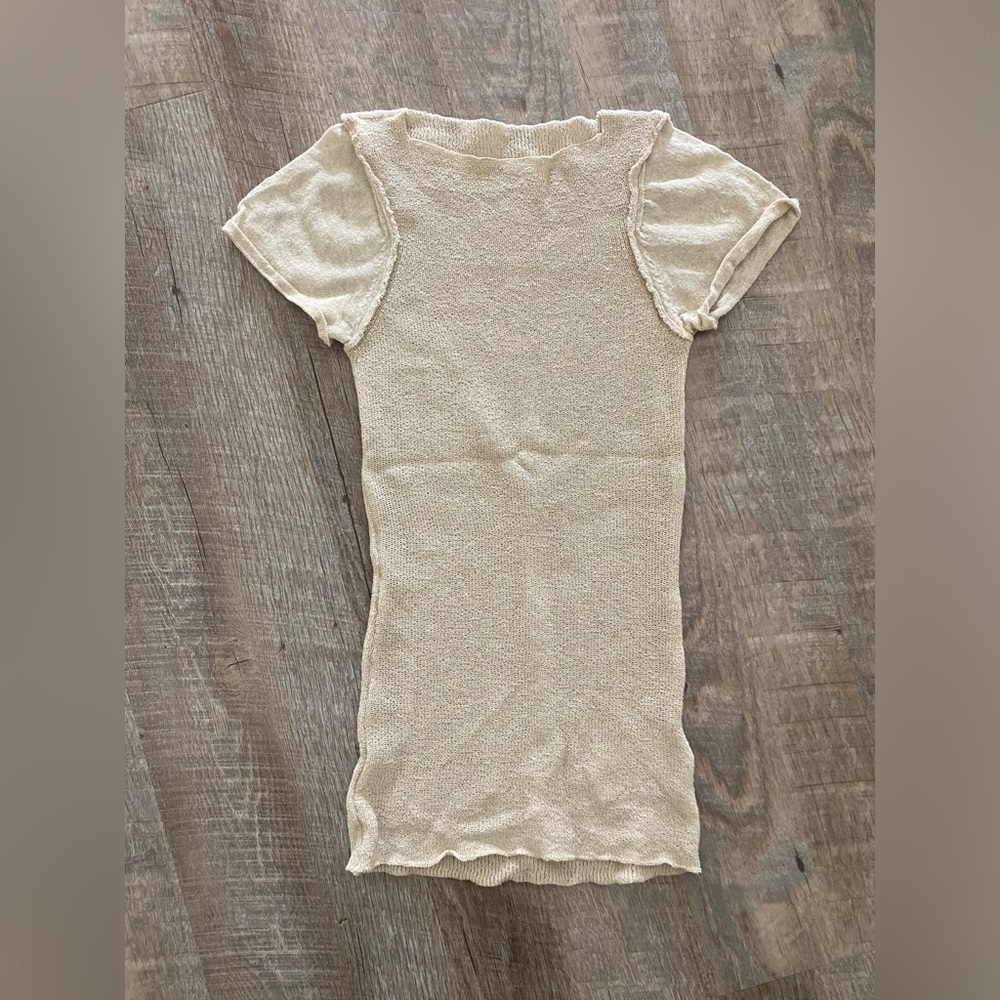 Paloma Wool Cream Knit Top
